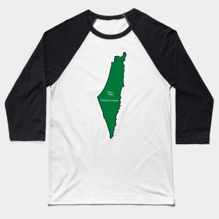 I Love Palestine My Homeland Palestinian Map And The Most Scared Place Baseball T-Shirt